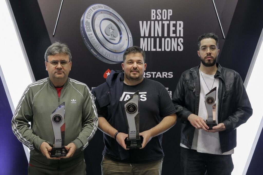 Pódio Super High Rollers BSOP Winter Millions