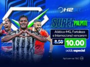 Super Palpite do H2Bet coloca odd 10 em tripla do Brasileirão