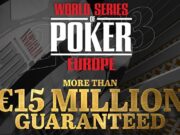 WSOP Europa 2023 tem um garantido maior que a última edição