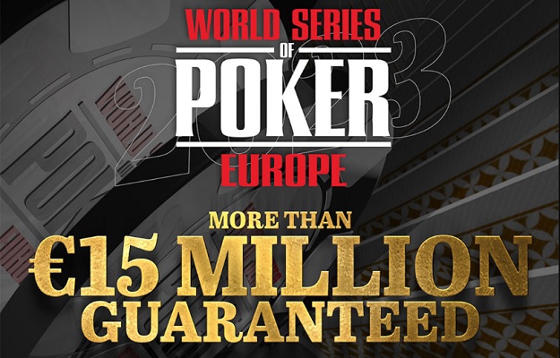 WSOP Europa 2023 tem um garantido maior que a última edição