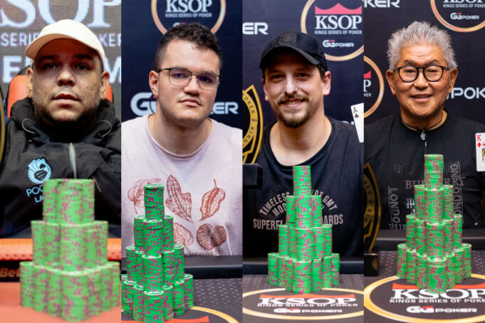 Mais quatro campeões foram conhecidos no KSOP GGPoker Premium