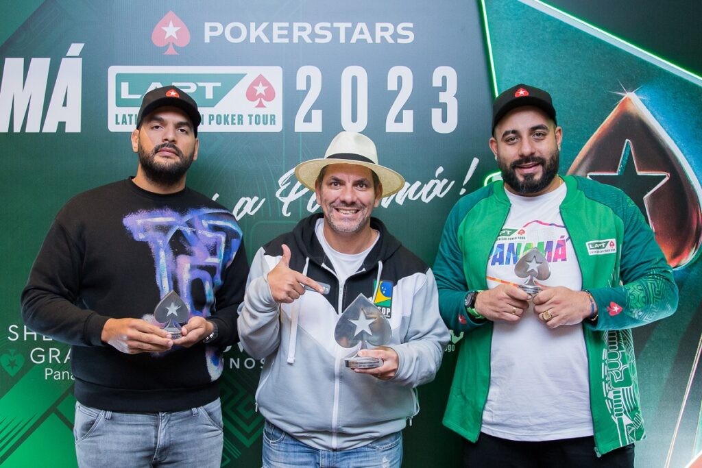 Pódio do Turbo Deepstack do LAPT Panamá