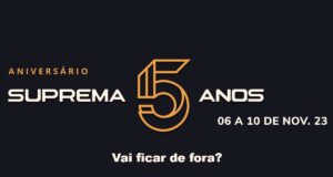 Serão cinco dias de comemoração do aniversário de 5 anos da Suprema