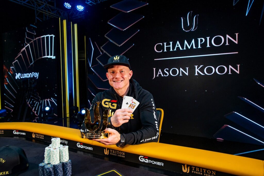 Jason Koon terminou no topo pela oitava vez na série (foto: Joe Giron/Triton Poker)