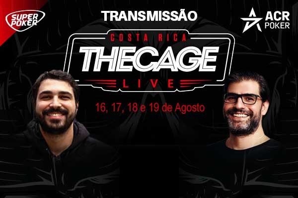 Caio Brás e Guilherme Kalil estarão na transmissão do The Cage