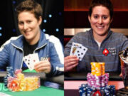 Vanessa Selbst ganhou o Main Event em 2010 e 2011 (Fotos: PokerNews/PokerStars)