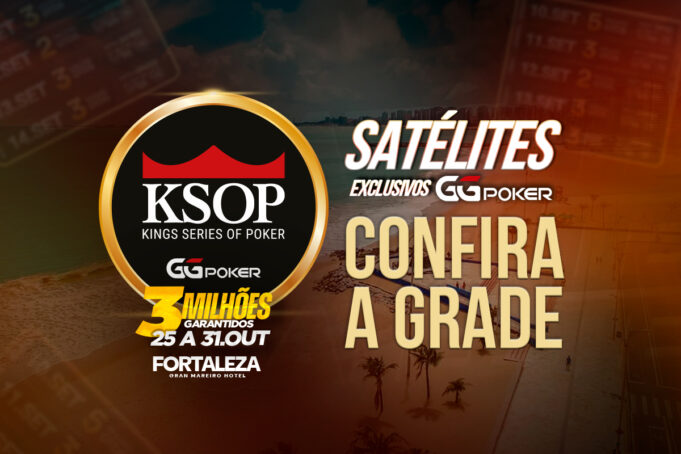 Os interessados em jogar o KSOP Fortaleza podem conseguir uma vaga no GGPoker