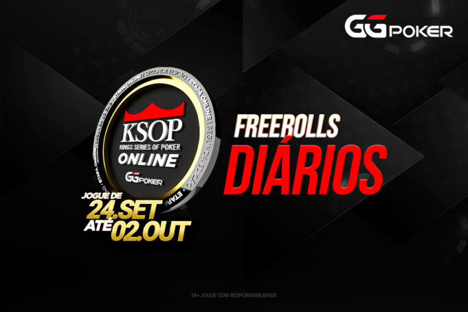 O KSOP Online terá Freerolls diários no GGPoker