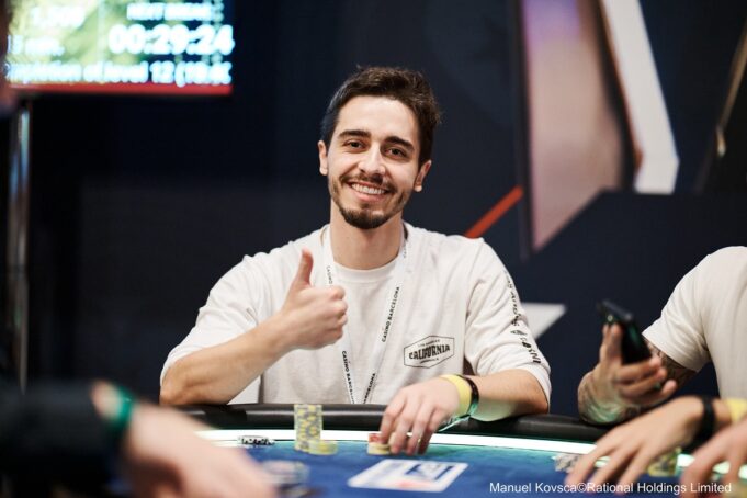 Felipe Ketzer chegou mais de uma vez nesta quarta (27) no WCOOP