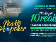 O Navio PixPoker promete ser um sucesso e tem pacote nesse domingo