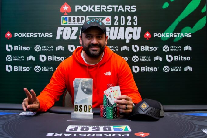 Aprigio Brito - Campeão do Win The Button Turbo KO do BSOP Foz do Iguaçu