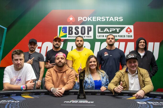 Mesa Final do Main Event do BSOP Foz