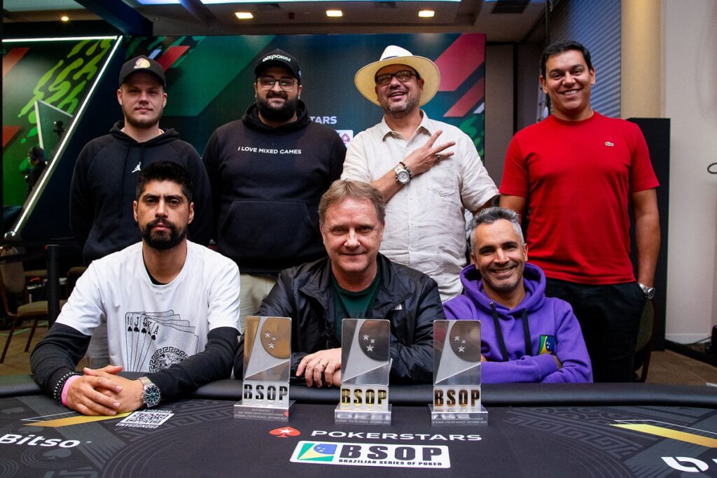 Mesa Final do Mixed Games Dealers Choice do BSOP Foz