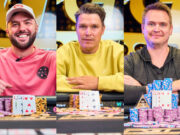 Matthew Wantman, Eelis Parssinen e Stephen Hubbard asseguraram troféus de campeão (Foto: PokerGO)