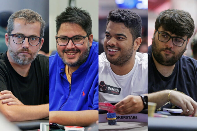 Bráulio Bianchetti, Fernando Viana, Gabriel Tavares e Vinicius Miranda estão na briga no Sunday Million