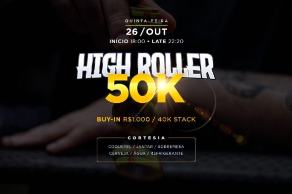 O High Roller promete agitar as mesas do H2 Campinas