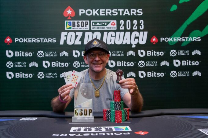 José Carminatti - Campeão do Last Chance Deepstack Turbo do BSOP Foz do Iguaçu