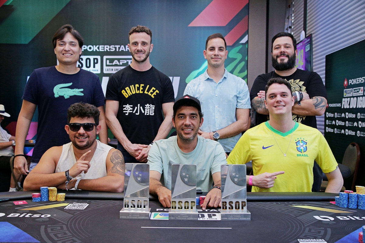 Mesa Final do 6-Handed do BSOP Foz do Iguaçu