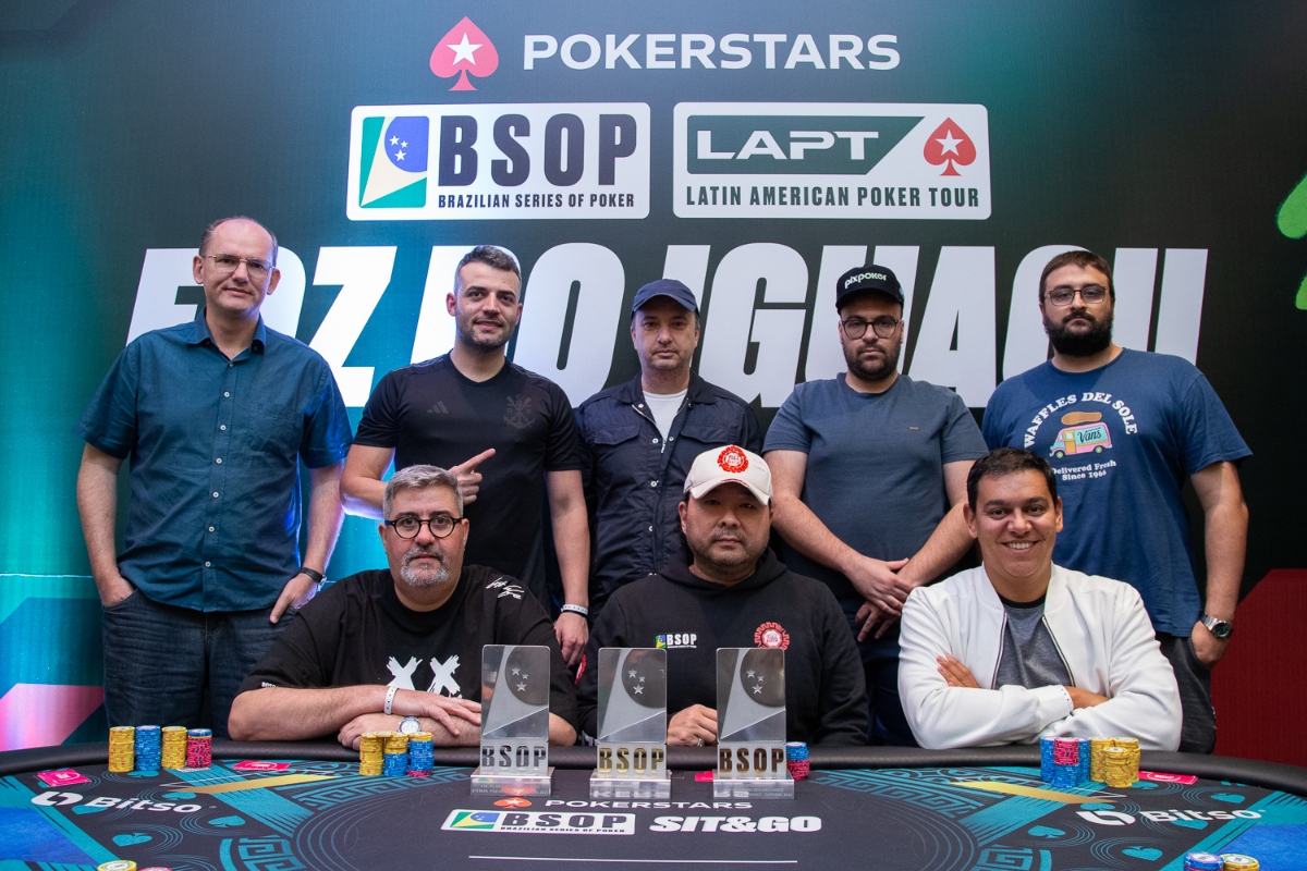 Mesa Final do PLO Dealers Choice do BSOP Foz do Iguaçu