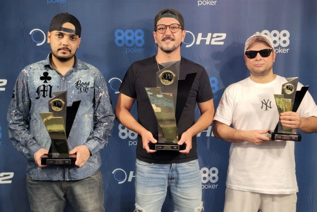 Marcos André, Francisco Vitor e Antonio Carlos – Main Event do CPH