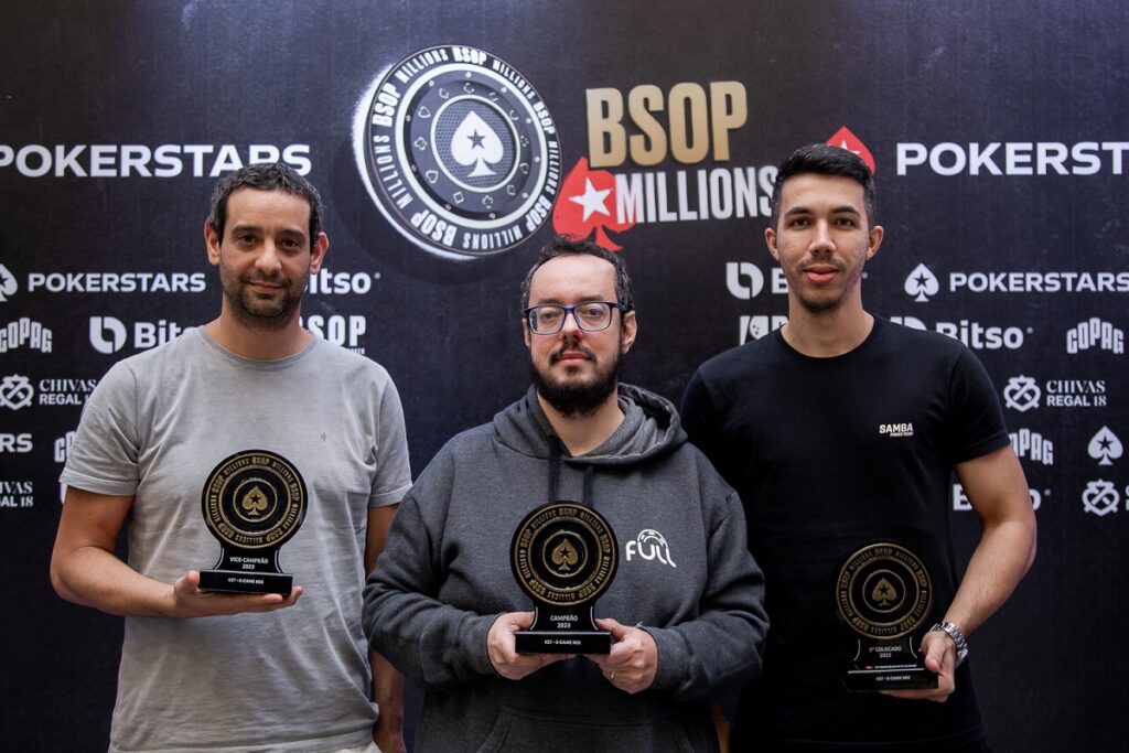 Pódio do 8-Game do BSOP Millions