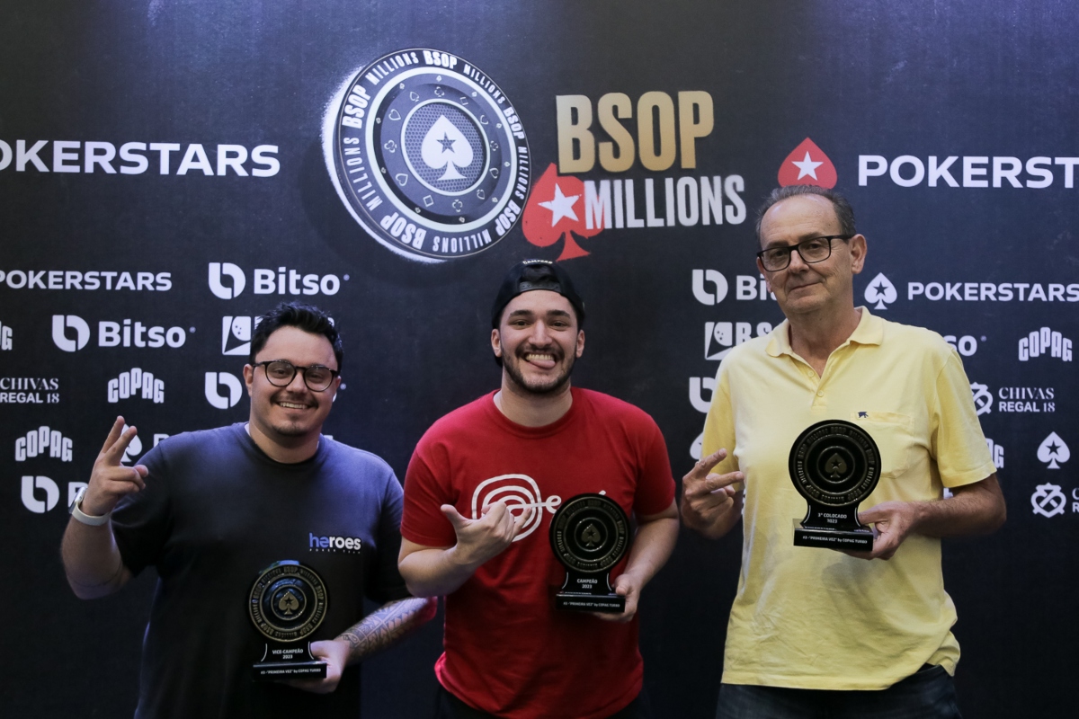 3-handed - Primeira Vez Turbo by Copag do BSOP Millions