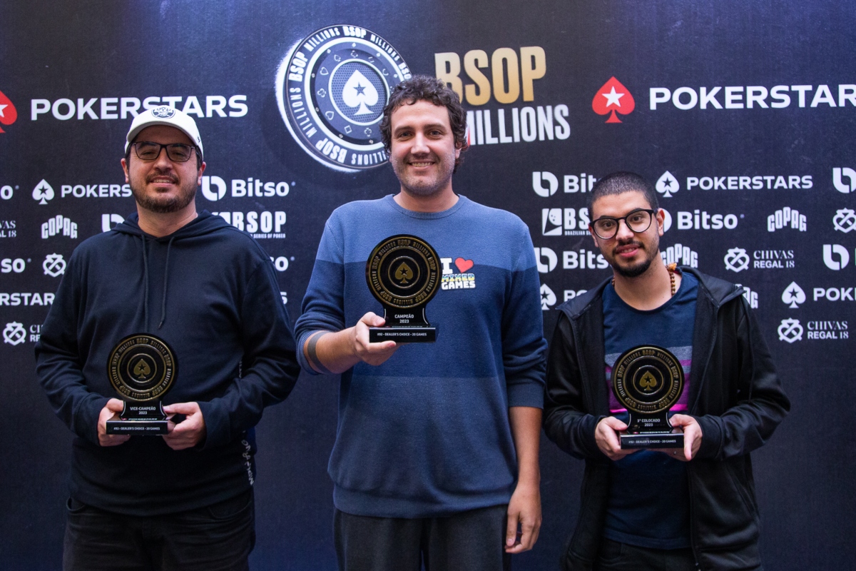 3-handed do Mixed Dealers Choice do BSOP Millions