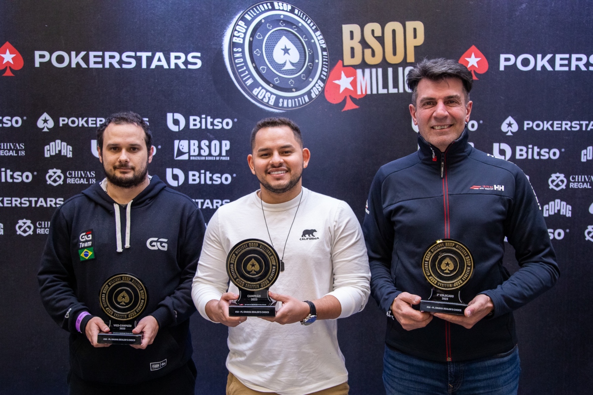 3-handed do PLO Dealers Choice do BSOP Millions