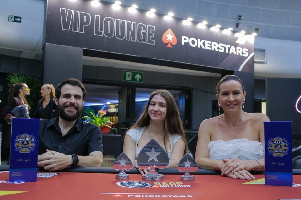 Pódio do PokerStars Invitational do BSOP Millions