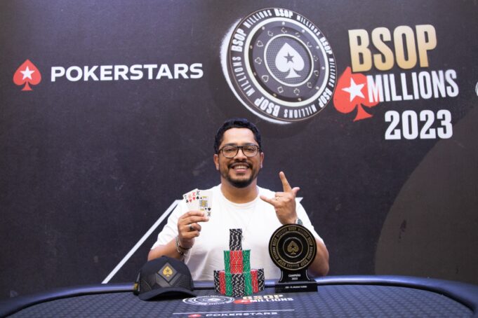 Aldo Dias - Campeão do PL Omaha Turbo do BSOP Millions