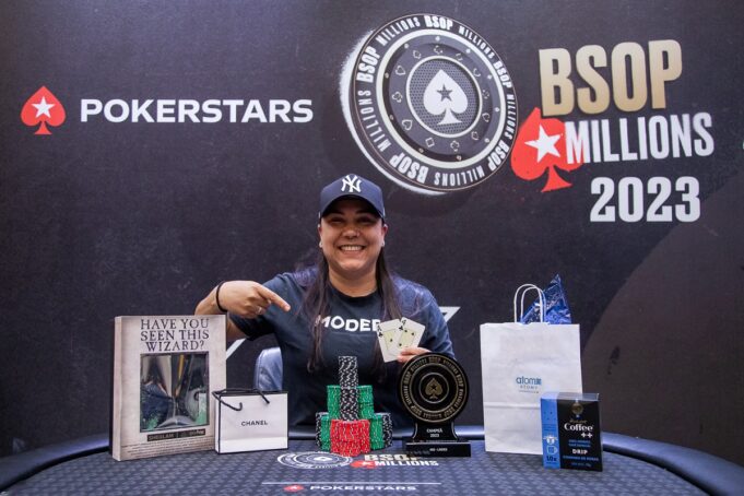 Carla Duarte venceu o field recorde do Ladies do BSOP Millions