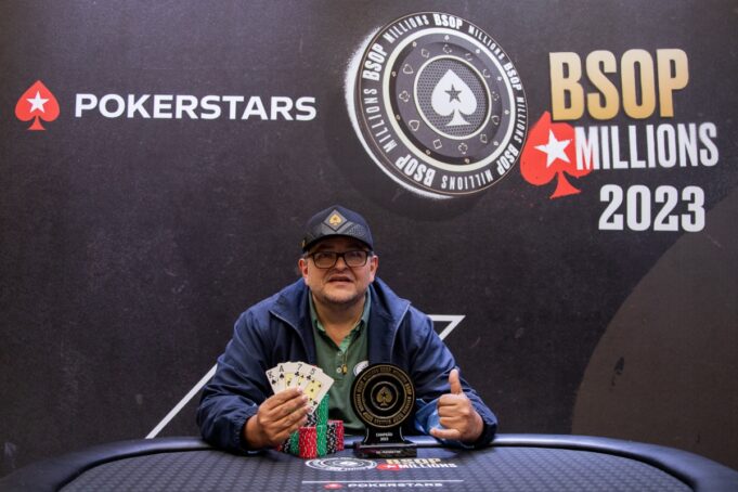 Cassio Fordiani - Campeão do PLO Daily 500 do BSOP Millions