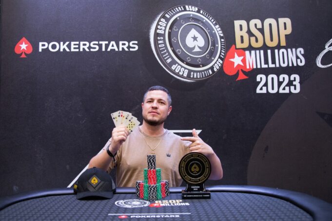 Felipe Eugenio - Campeão do Mixed PLO Hi-Lo do BSOP Millions