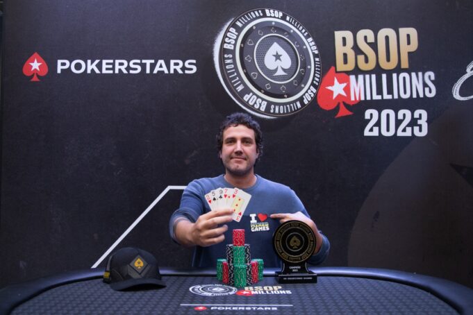 Guilherme Decourt - Campeão do Mixed Dealers Choice do BSOP Millions