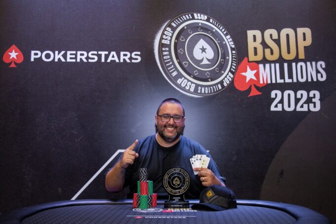 Helder Fontana - Campeão do PLO Daily 500 do BSOP Millions