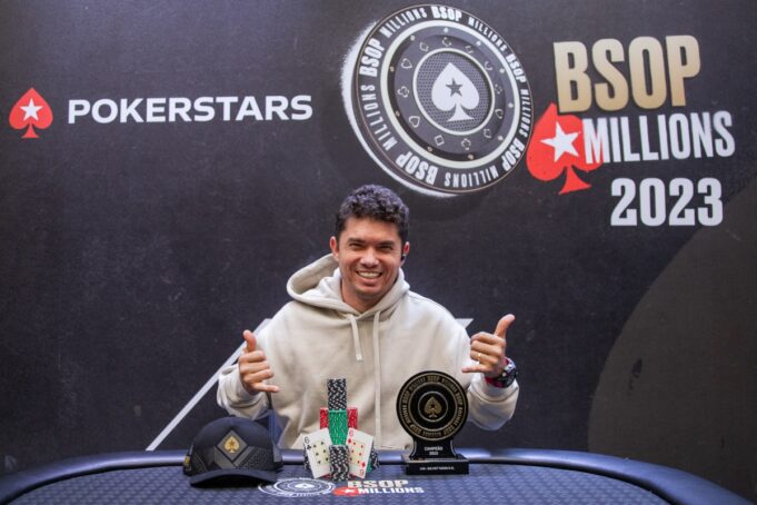 Jonas Dias - Campeão do Big Pot Turbo KO do BSOP Millions