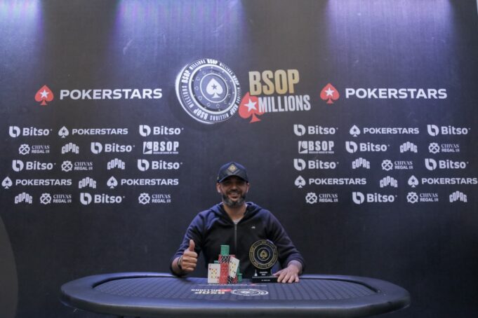 Julio Cesar - Campeão do Daily 500 do BSOP Millions