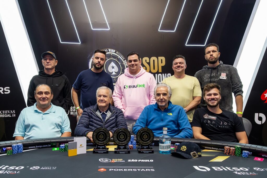 Mesa Final do Invitational Torneio dos Empresários do BSOP Millions