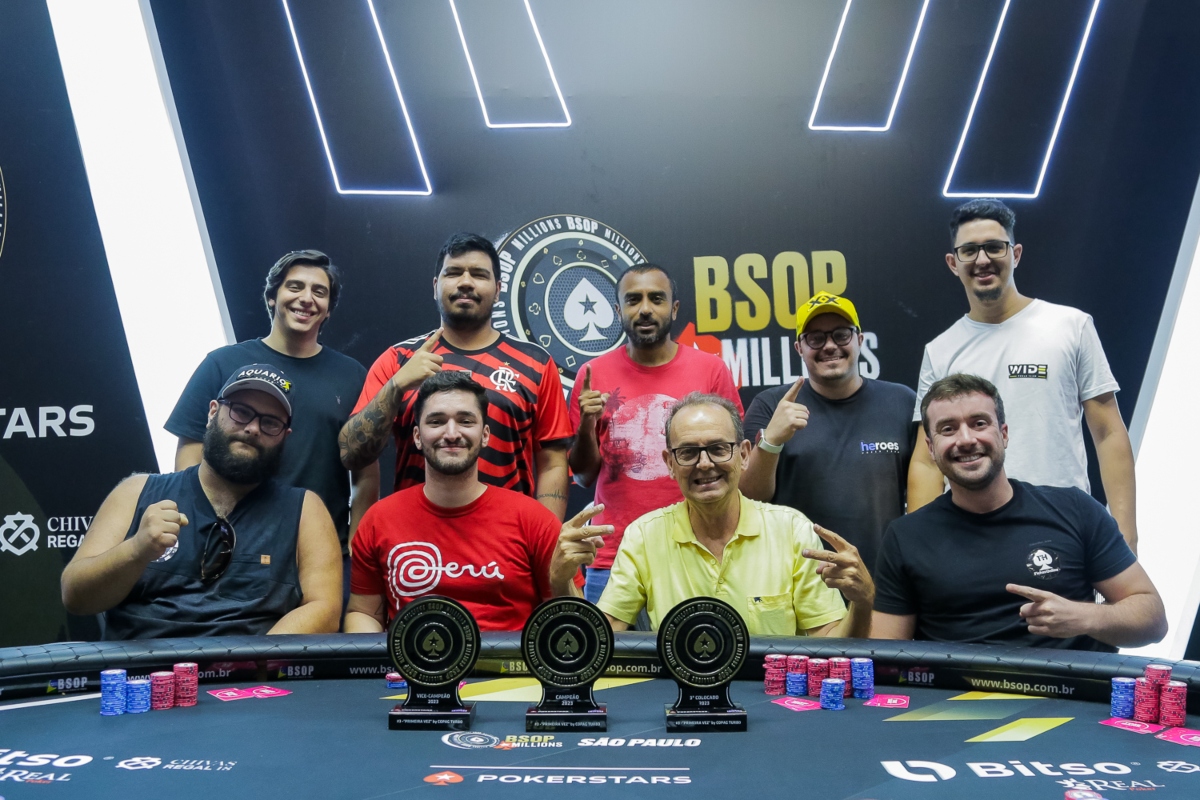 Mesa Final - Primeira Vez Turbo by Copag do BSOP Millions