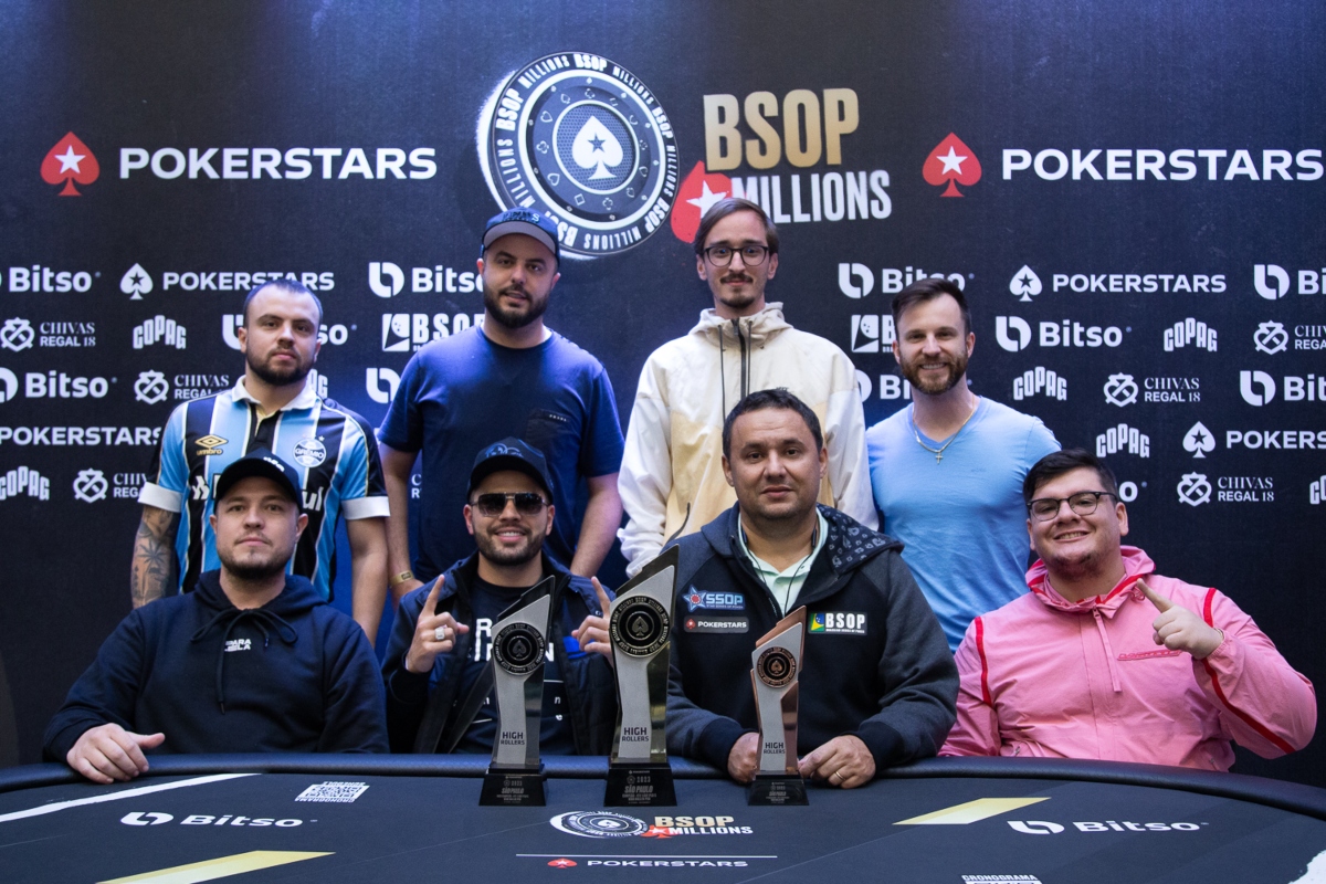 Mesa Final do 1-Day PLO 5 High Roller PKO do BSOP Millions