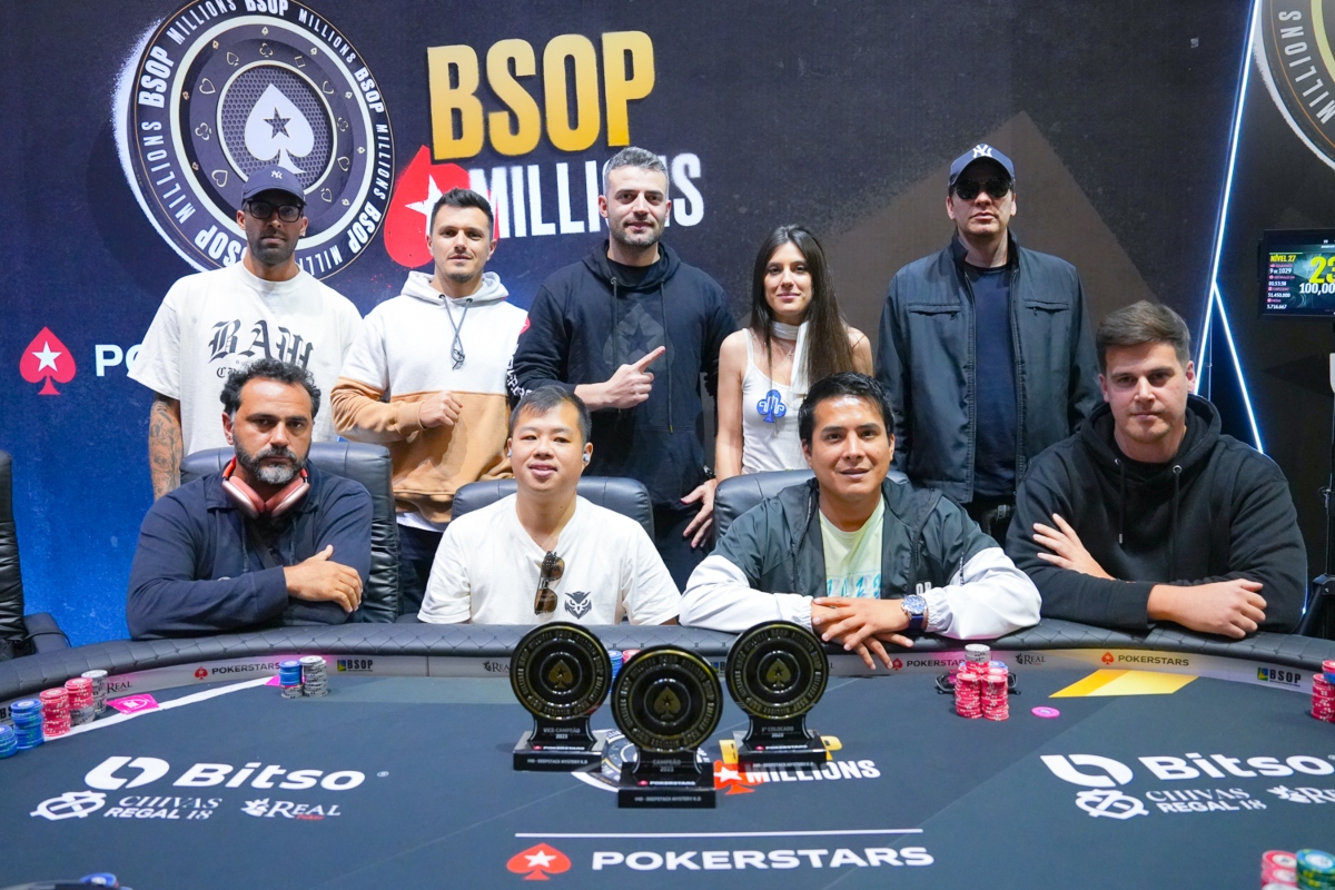 Mesa Final do Deepstack Mystery KO do BSOP Millions