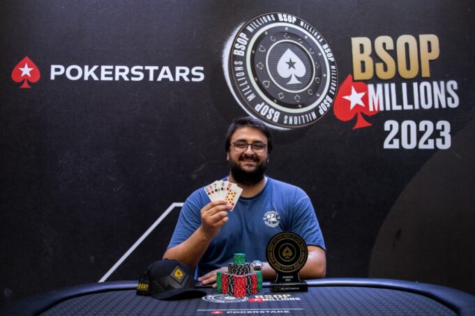 Pedro Barossi - Campeão do PLO5 Turbo KO do BSOP Millions