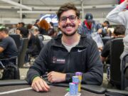 Raffael Brum passou com um stack confortável no High Rollers do BSOP Millions