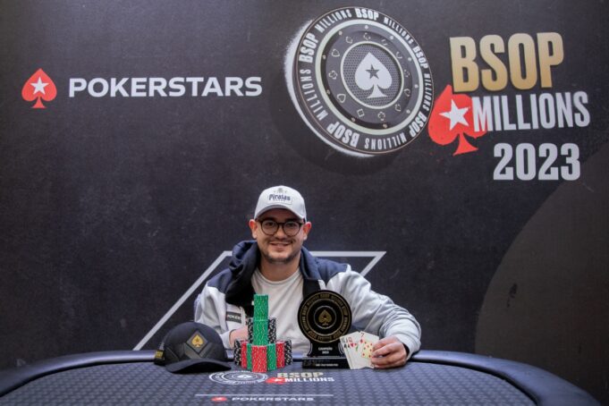 Regis Madureira - Campeão do PLO Turbo PKO do BSOP Millions