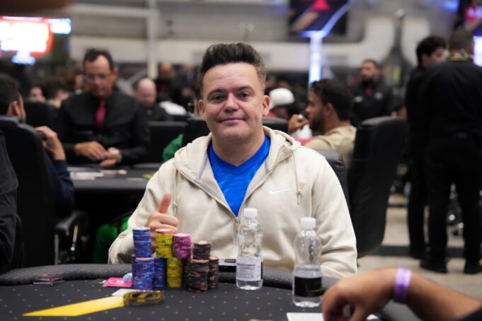 Wallacy Marçal figurou na ponta do chip count