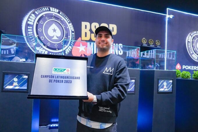 Juan Barattini comemorou a vitória no ranking do LAPT