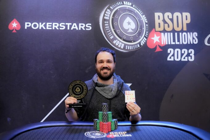 Bernardo Dias campeão do 5K PKO do BSOP Millions