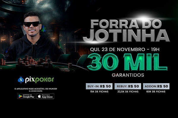 Forra do Jotinha é grande atração do PixPoker nesta quinta (23)