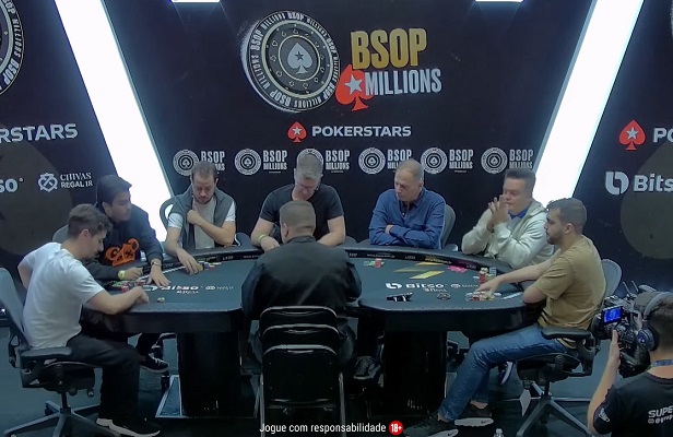 Mesa Final do PLO5 High Rollers 6-Handed PKO