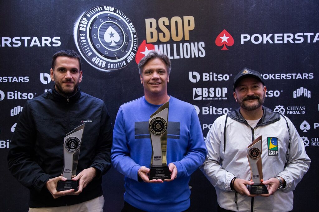 Pódio 2-Day High Rollers BSOP Millions